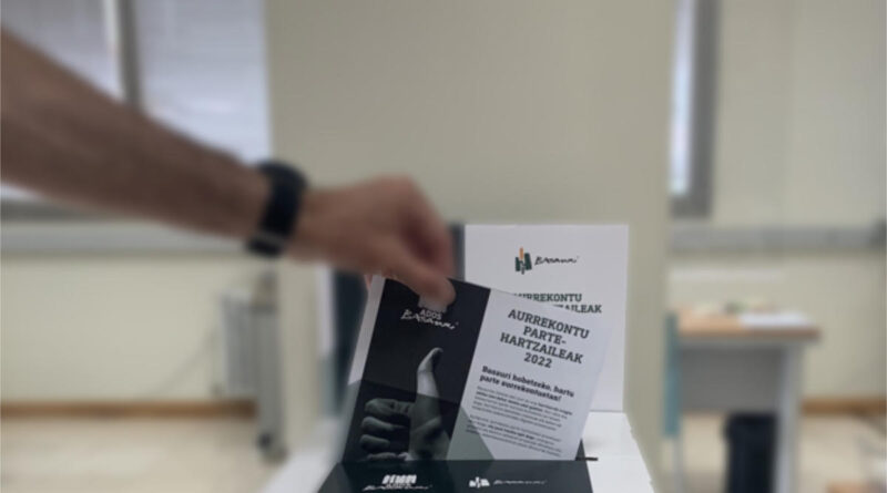 votación presupuestos participativos Basauri