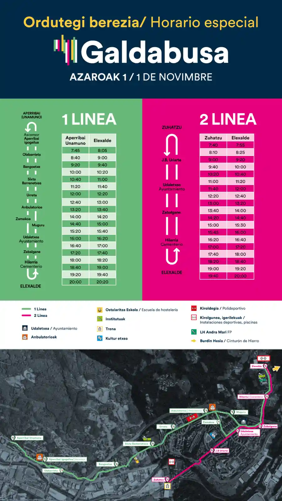 Galdabusa especial Todos los Santos