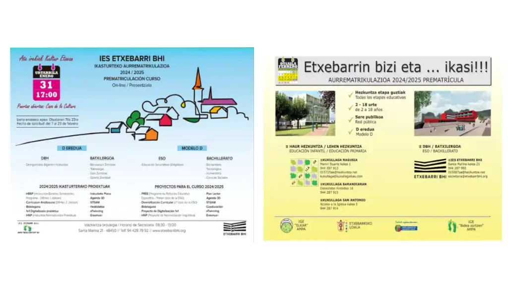 Centros de educación obligatoria Etxebarri