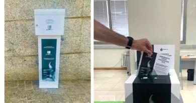 Urnas y buzones para votar en los presupuestos participativos de Basauri