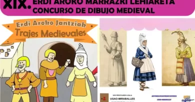 Concurso de Dibujo Medieval para escolares Ugao.Miraballes
