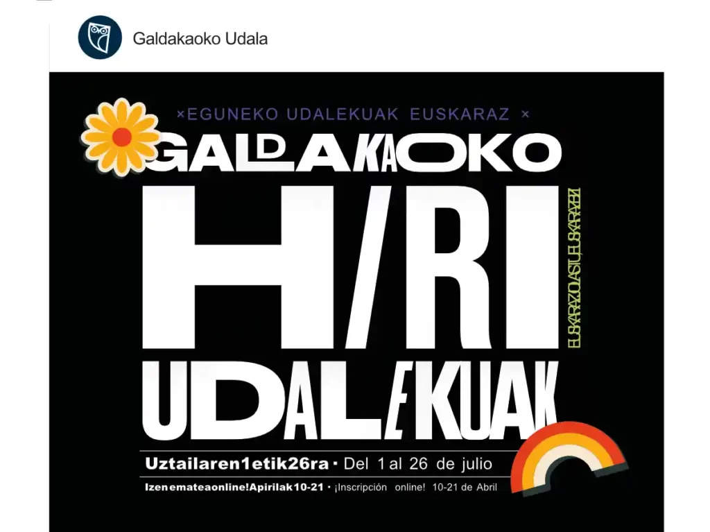 Colonias de verano Galdakao