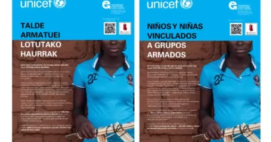Exposición UNICEF en la Casa de Cultura de Ibaigane