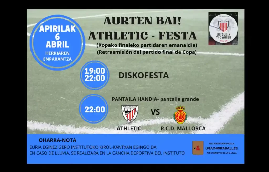 Ugao-Miraballes pantalla gigante