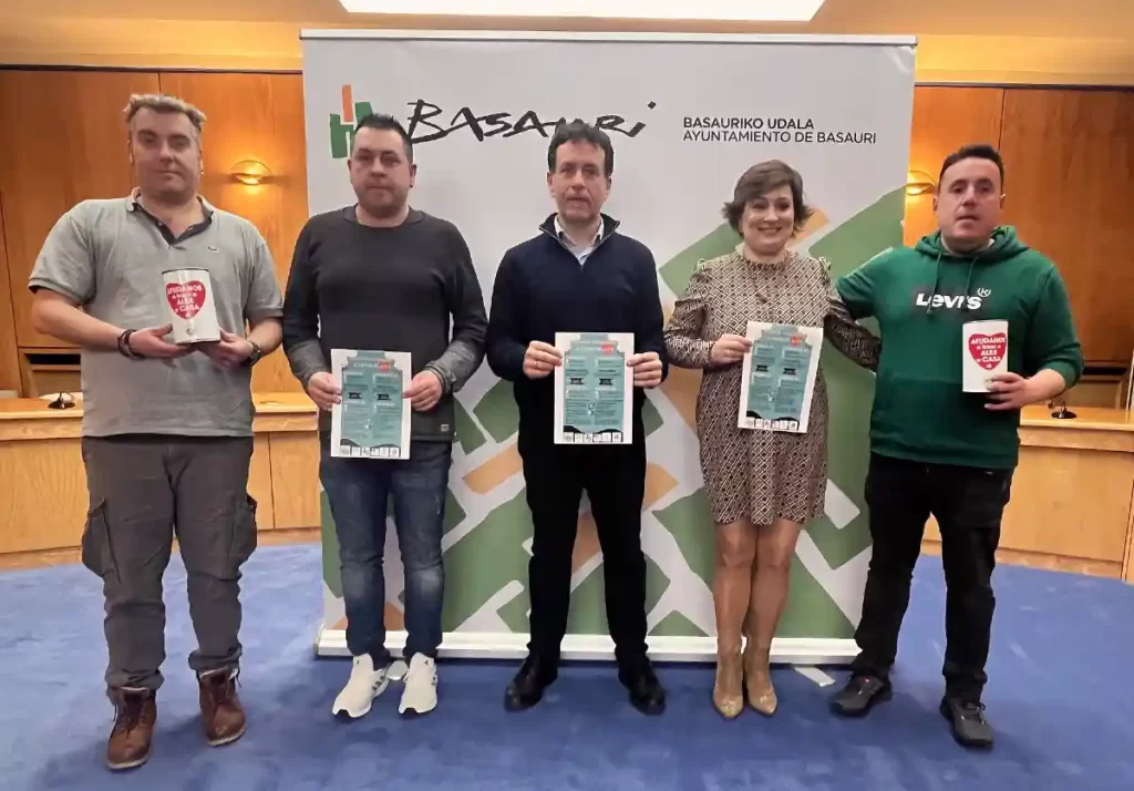 Campaña de la Asociación de vecinos de Basozelai "El Maño" en favor de Alex García Galas
