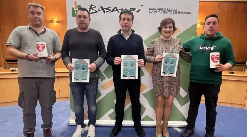 Campaña de la Asociación de vecinos de Basozelai "El Maño" en favor de Alex García Galas