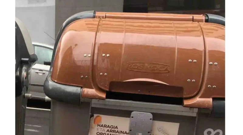 Contenedor marrón Basauri residuos orgánicos