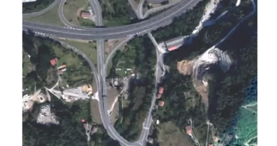 Cortes de tráfico en la rotonda de El Gallo Galdakao