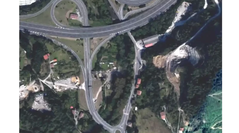 Cortes de tráfico en la rotonda de El Gallo Galdakao