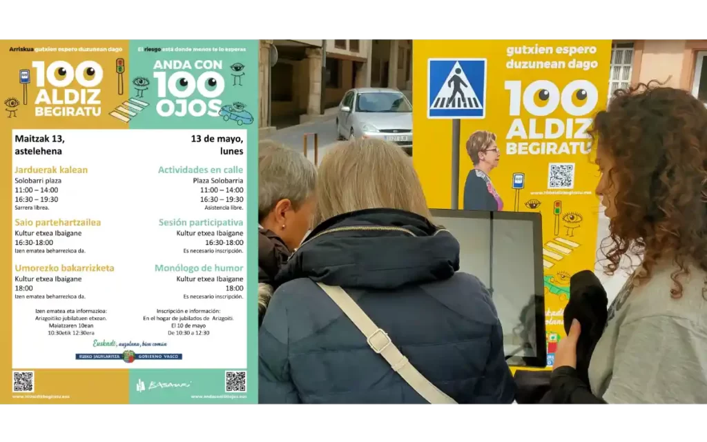 Campaña Anda con 100 ojos Basauri