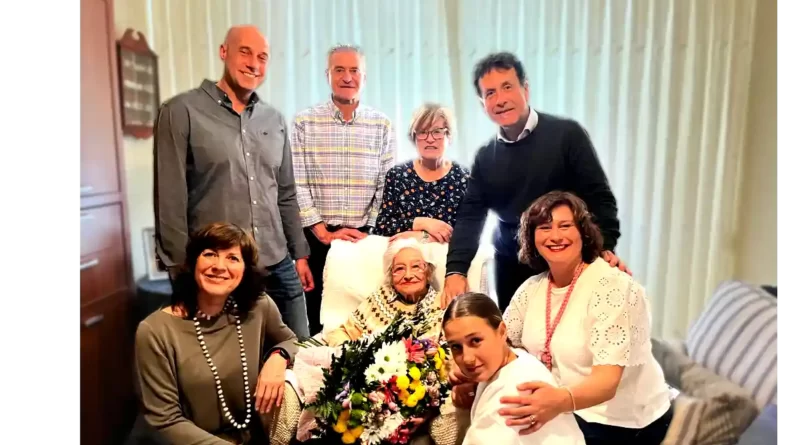 Carmen Fernández centenaria Basauri