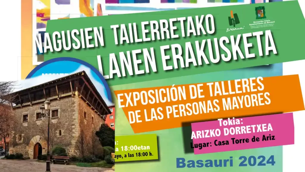Exposición Talleres mayores Torre de Ariz Basauri