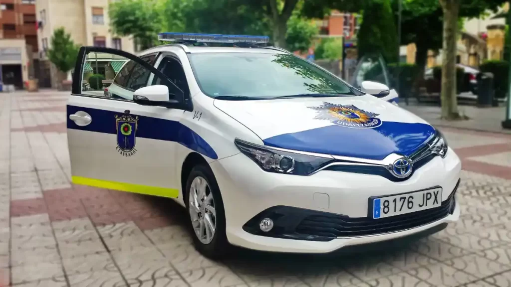 coche de la Policía Local de Etxebarri