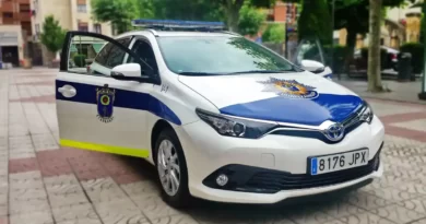 coche de la Policía Local de Etxebarri