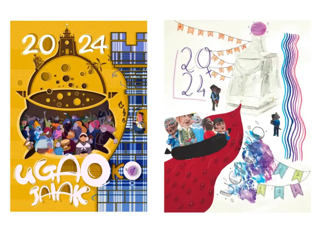 Carteles de fiestas Ugao-Miraballes