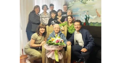 Gabi Elezkano cumplió ayer 100 años en Ariz Basauri