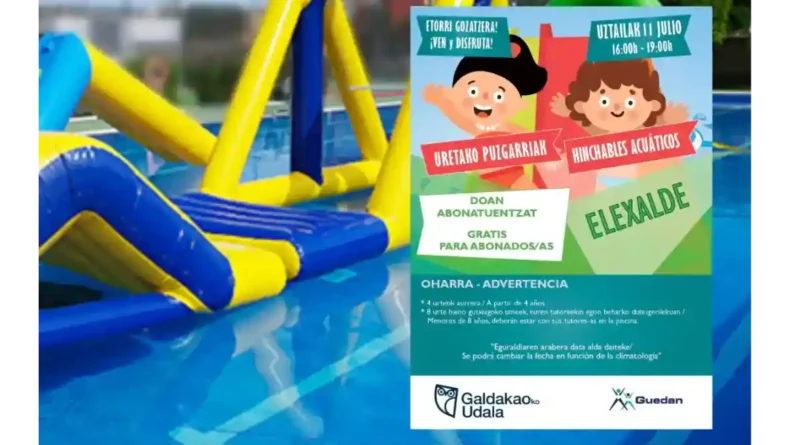 Hinchables Piscinas de Elexalde Galdakao