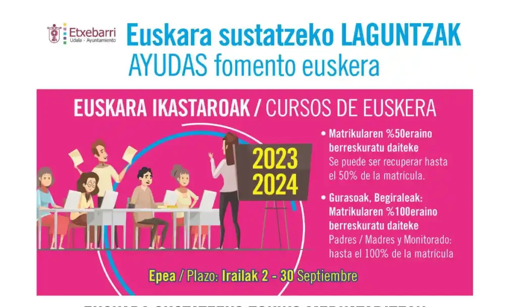 Etxebarri ayudas al foemto del euskera
