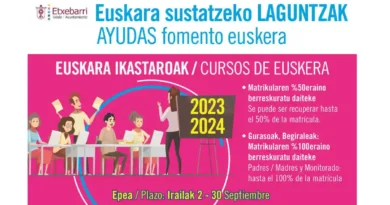Etxebarri ayudas al foemto del euskera