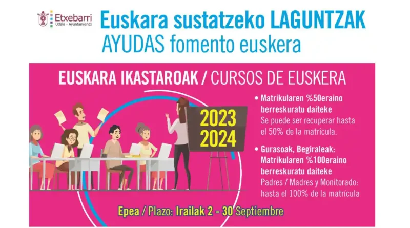 Etxebarri ayudas al foemto del euskera