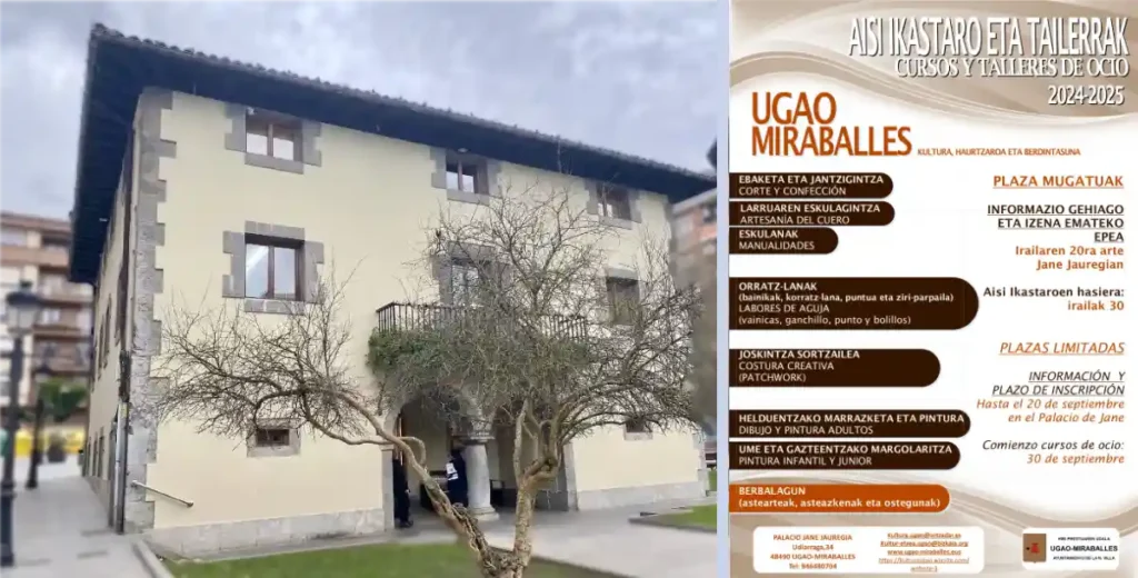 Ugao cursos y talleres de ocio