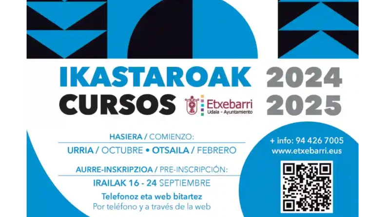Etxebarri Cursos municipales 2024-2025