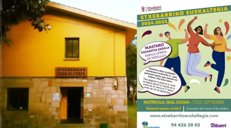 Euskaltegi Etxebarri matrícula