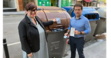 Cambio en la recogida dde residuos orgánicos, contenedor marrón, en Basauri