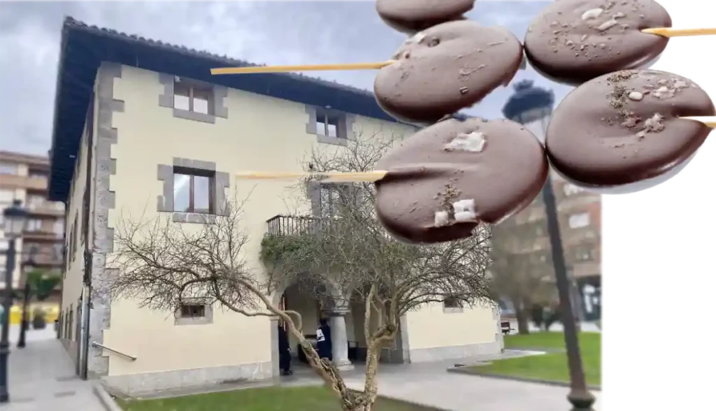 Familia olgetan Piruletas de chocolate Ugao-Miraballes