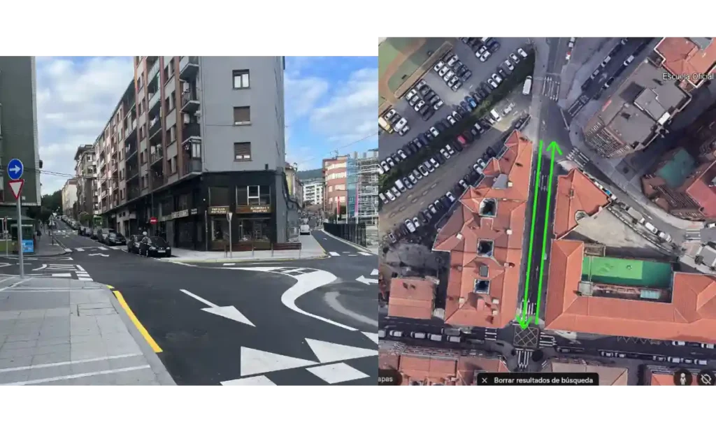 Doble sentido calle Nafarroa Basauri