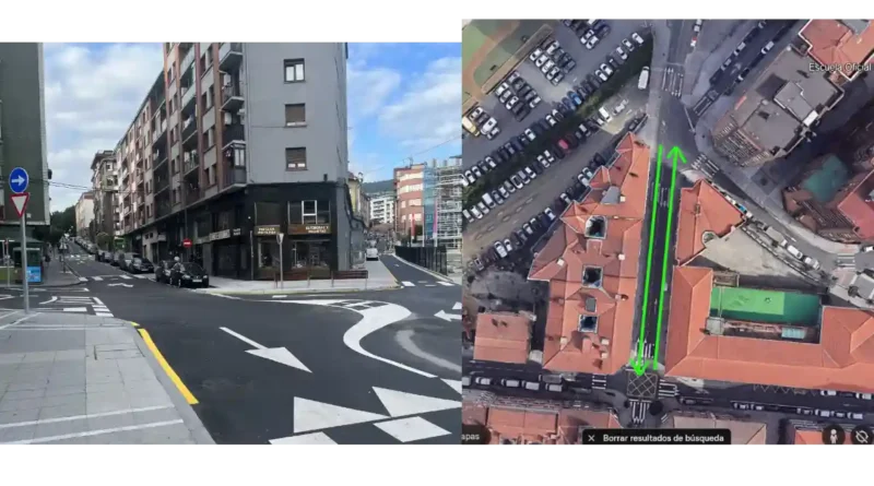 Doble sentido calle Nafarroa Basauri