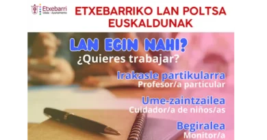 Bolsa de trabajo Etxebarri