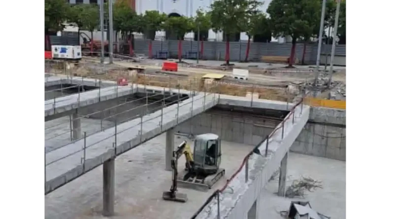 Nueva plaza de San Fausto Basauri obras