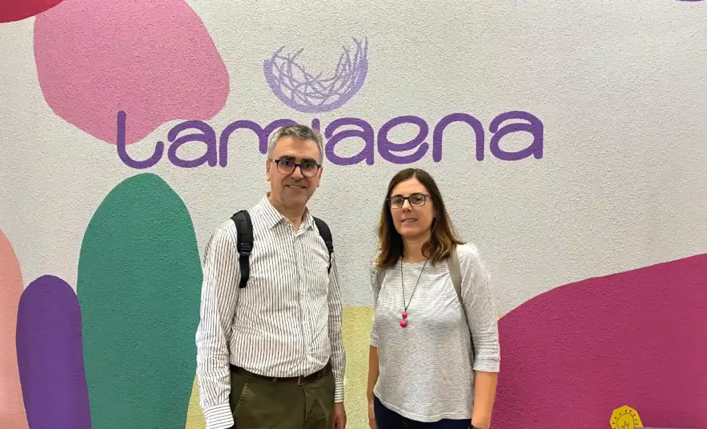 Reunión Joana Etxeberria y Oscar Seco, Esnatu