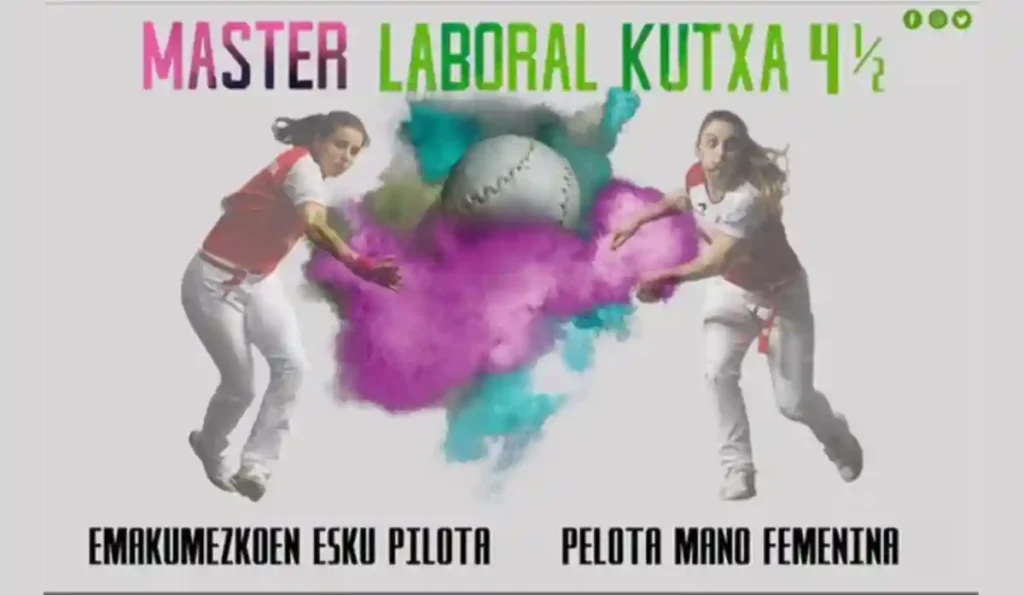 Arrigorriaga pelota final del Master Laboral Kutxa de Cuatro y Medio