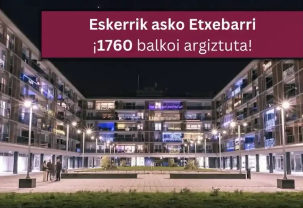 Reto suoerado Balcones Solidarios Etxebarri
