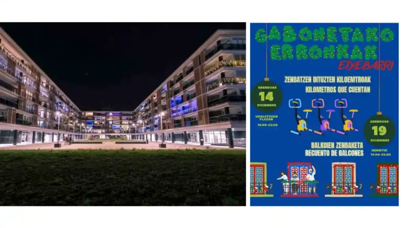 Etxebarri retos solidarios balcones solidarios y Kilómetros que cuetnan