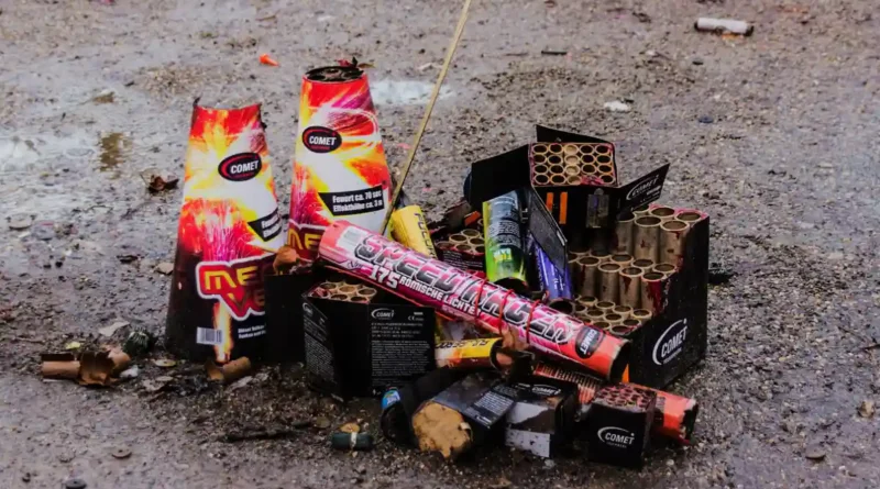 Ayuntamiento de Basauri pirotécnia