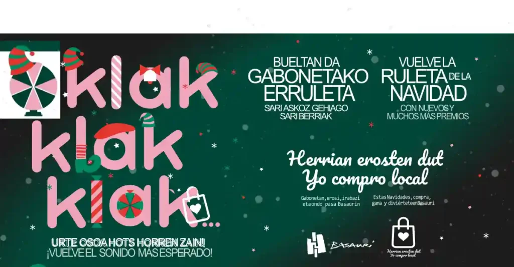 Basauri “Yo compro local” comercio ruleta