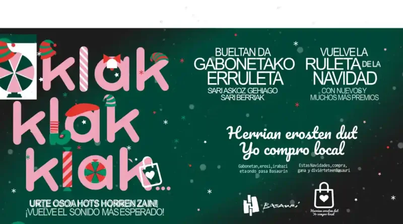 Basauri “Yo compro local” comercio ruleta