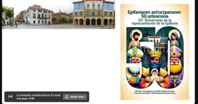 Arrigorriaga Epifanía en directo por Youtube