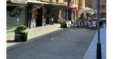 Basauri calle Galizia tramo peatonal