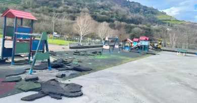 Arrigorriaga parque infantil Ollargan obras