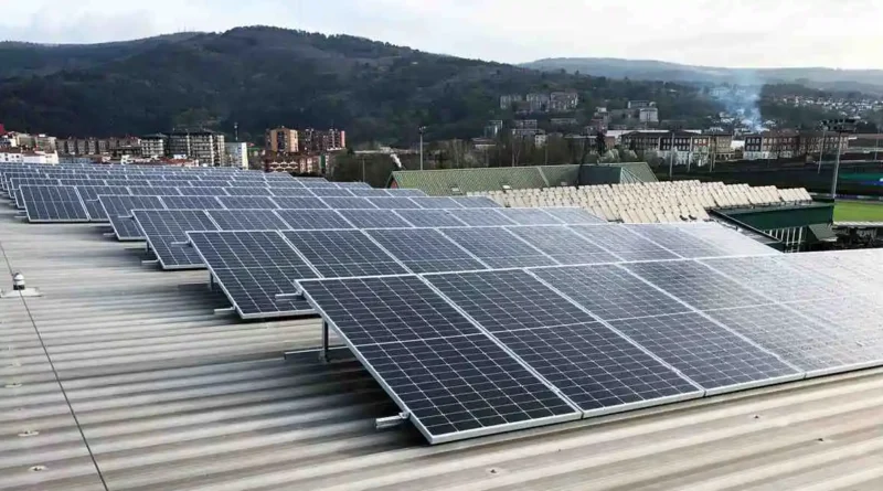 Basauri energia renovable placas fotovoltaicas Artunduaga