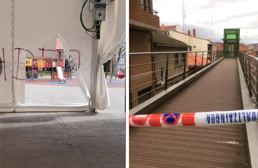 actos incívicos Basauri