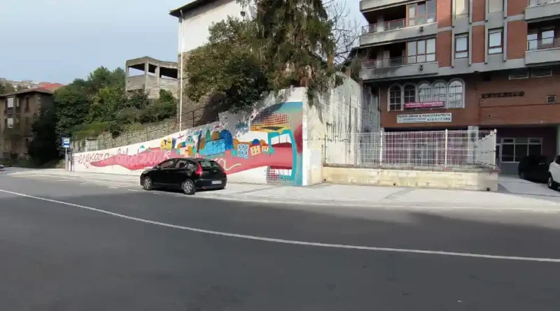 Acera en la calle Bizkaia Galdakao