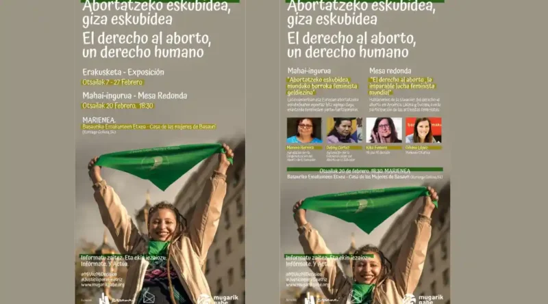 Marienea Basauri actividades derecho al aborto