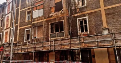 Edificios 1, 5 y 7 Kareaga Goikoa incendio Basauri