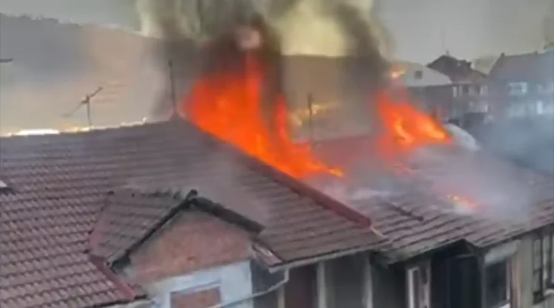 Basauri incendio Kareaga Goikoa nº 5