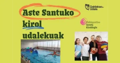 Galdakao colonias deportivas Semana Santa